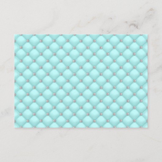 女の子のアドバイス保護者のための赤ちゃんシャワーカード アドバイスカード (裏面)