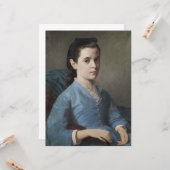 女の子のエレガントポートレート(by Leloir) カード (正面/裏面インサイチュ)