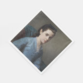 女の子のエレガントポートレート(by Leloir) スタンダードランチョンナプキン (角)