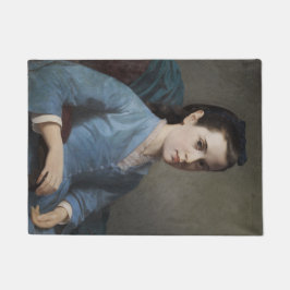 女の子のエレガントポートレート(by Leloir) ドアマット