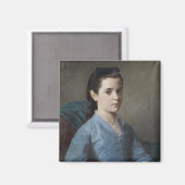 女の子のエレガントポートレート(by Leloir) マグネット (正面/裏面)