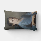 女の子のエレガントポートレート(by Leloir) ランバークッション (裏面)