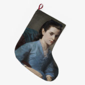 女の子のエレガントポートレート(by Leloir) ラージクリスマスストッキング (正面 (吊り時))