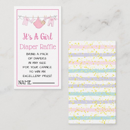 女の子のエンクロージャカードだ エンクロージャーカード (正面/裏面)