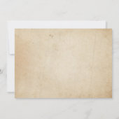 女の子のカボチャの1歳誕生日招待状 ピンク 招待状 (裏面)