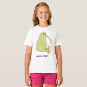 女の子のキーウィの鳥の信号器のTシャツ Tシャツ (正面フル)