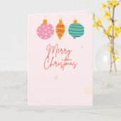 女の子のクリスマスグリーティングカード、標準、５インチ×７インチ カード (黄色い花)