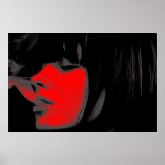 女の子のクールプリントバージョン2 ポスター (正面)