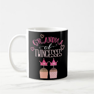 女の子のコーヒー・マグのTwincessesの対のギフトの祖母 コーヒーマグカップ