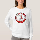 女の子のゴルフをすることは私のスポーツのTシャツです Tシャツ (正面)