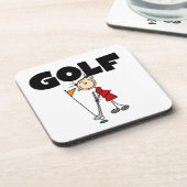 女の子のゴルフ コースター (左側)