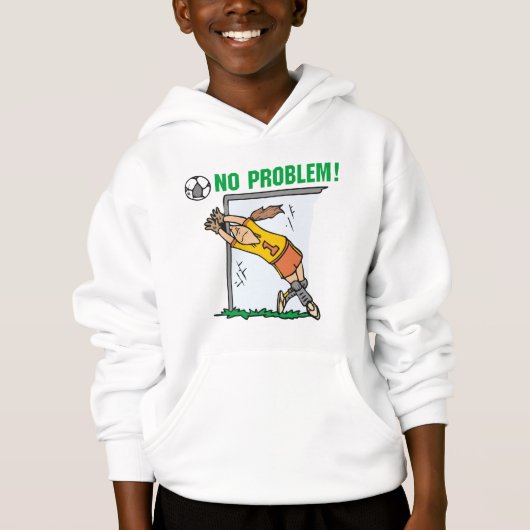 女の子のサッカーのゴールキーパーのTシャツおよびギフト (正面)