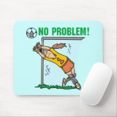 女の子のサッカーのゴールキーパーのTシャツおよびギフト マウスパッド (マウス)