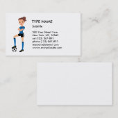 女の子のサッカーの選手のテレホンカードP コーリングカード (正面/裏面)