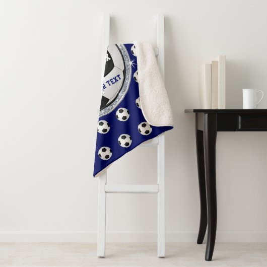 女の子のサッカー毛布のための最も最高のなサッカーのギフト シェルパブランケット (インサイチュ)