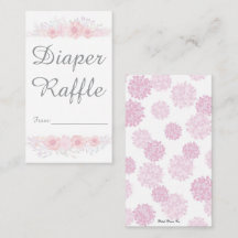 女の子のシンプルフローラ赤ちゃんシャワー植物性おむつ