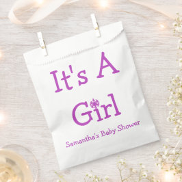 女の子のスノーフレーク フェイバーバッグ