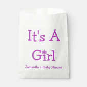 女の子のスノーフレーク フェイバーバッグ (正面)