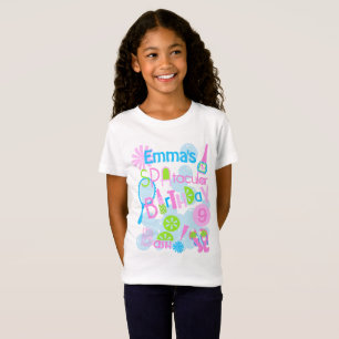 女の子のスパのパーティーのワイシャツのサロンのパーティーのワイシャ Tシャツ