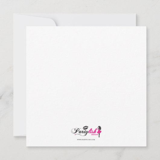 女の子のスパ日! 招待状 (裏面)