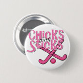 女の子のスポーツ 缶バッジ (正面&裏面)