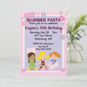 女の子のスランバー・パーティー 招待状 (スタンド正面)