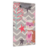 女の子のスーパーヒーローのバニー クリップボード (右)