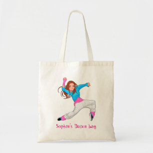 女の子のダンスのかわいいヒップホップのバレエのバッグ トートバッグ