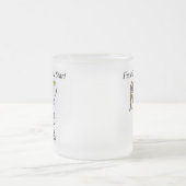 女の子のテニスのスターのTシャツおよびギフト フロストグラスマグカップ (中央)