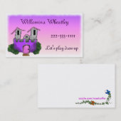 女の子のテレホンカードのテンプレート コーリングカード (正面/裏面)