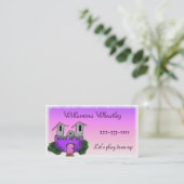 女の子のテレホンカードのテンプレート コーリングカード (スタンド正面)