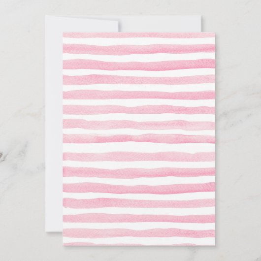 女の子のディーノの誕生会の招待 招待状 (裏面)