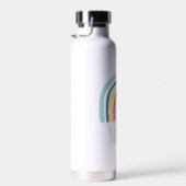 女の子のトレンディーお洒落&レインボーカートゥーンキッズ ウォーターボトル (右面)