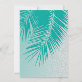 女の子のトロピカルラウパーティー 招待状