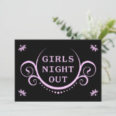 女の子のナイトアウトパーティー 招待状 (スタンド正面)
