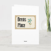 女の子のハッピーバースデーは挨拶の良否を明りにすかして調べます カード (裏面)