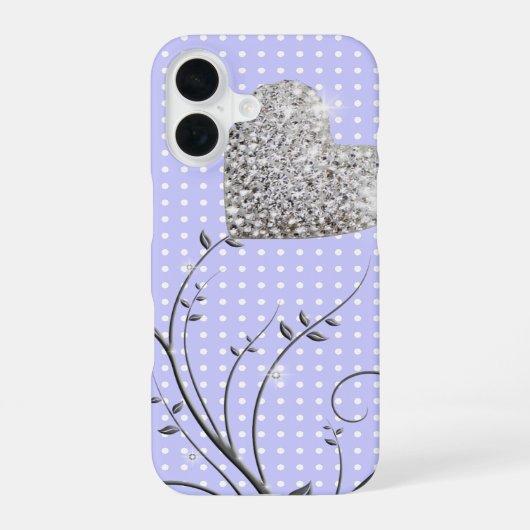 女の子のハートフルラブ iPhone 16ケース (裏面)