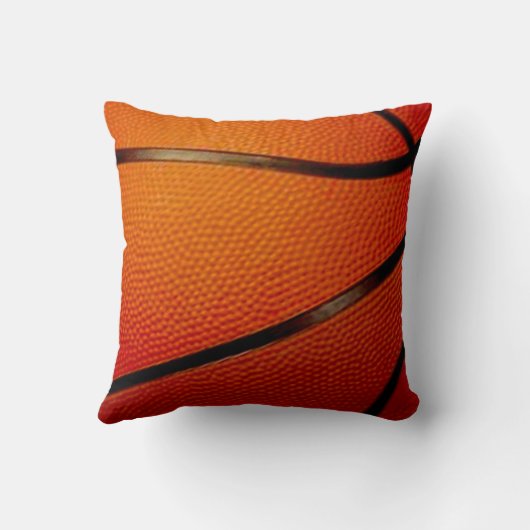 女の子のバスケットボールチームのためのギフトのアイディア、バスケットボール クッション (裏面)