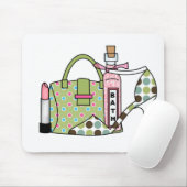 女の子のバッグおよび靴2 マウスパッド (マウス)