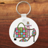 女の子のバッグと靴3 キーホルダー (正面)