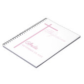 女の子のバプテスマに関する神パーソナライズされた母から ノートブック (左側)