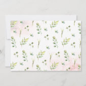 女の子のバルーンだ | ベビーシャワー招待状 招待状 (裏面)