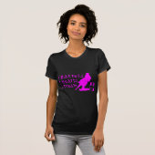 女の子のバレルの競争 Tシャツ (正面フル)