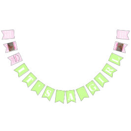 女の子のバンティング・バナー バンティングフラッグ