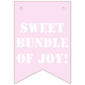 女の子のバンティング・バナー バンティングフラッグ (第1の旗)