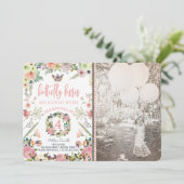 女の子のバースデーパーティ招待状 招待状 (スタンド正面)