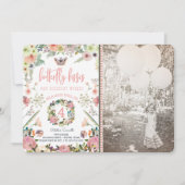 女の子のバースデーパーティ招待状 招待状 (正面)