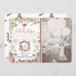 女の子のバースデーパーティ招待状 招待状