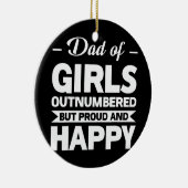 女の子のパパが女の子のパパを上回る  セラミックオーナメント (右)