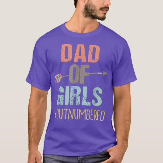 女の子のパパが父親の日を上回る Tシャツ